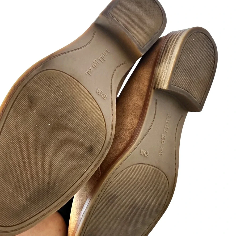 Indigo Rd Halen Loafers Womens 8.5 M Tan Brown‎ Faux Suede Slip On Flats Shoes